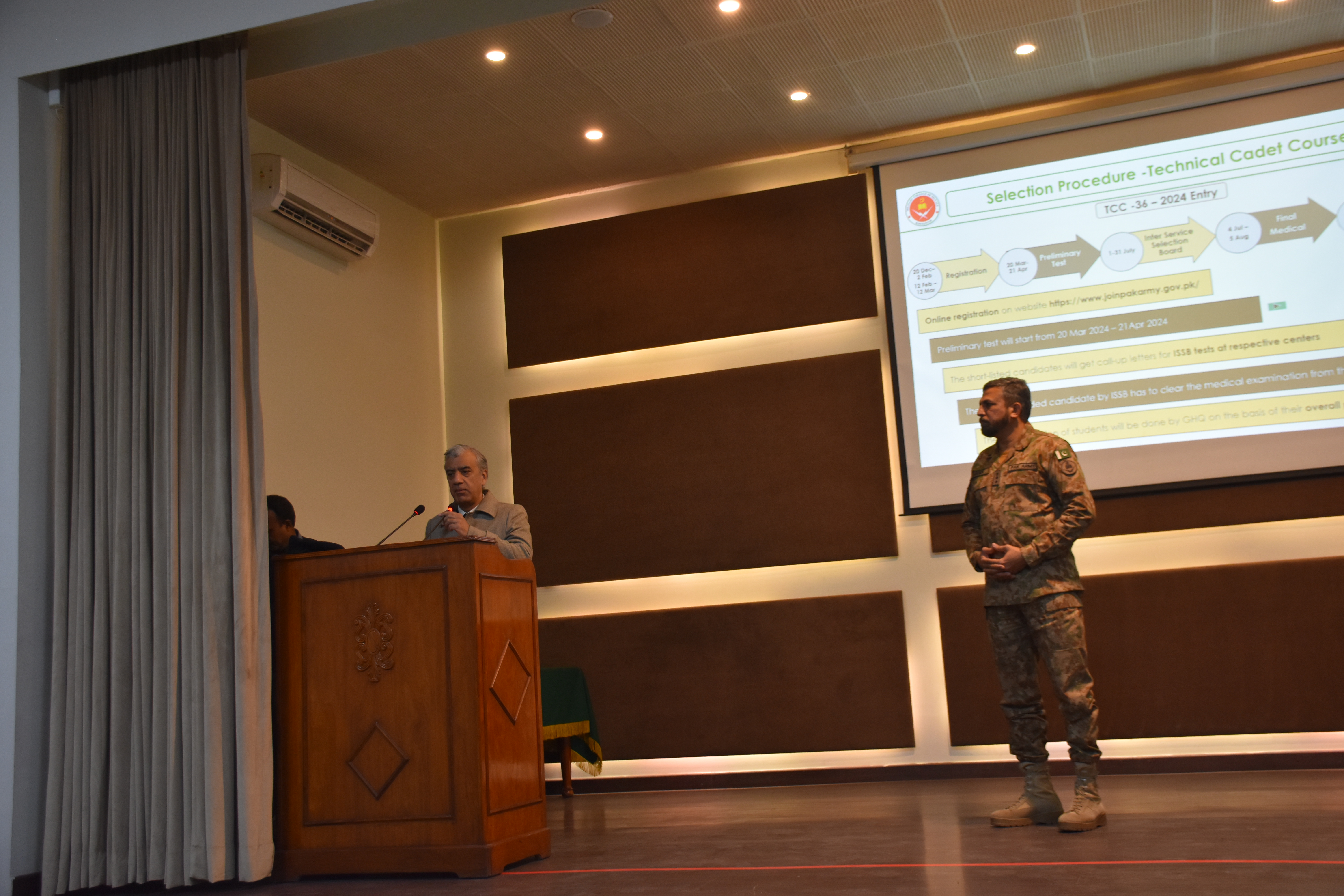 Technical Cadet Course - Seminar